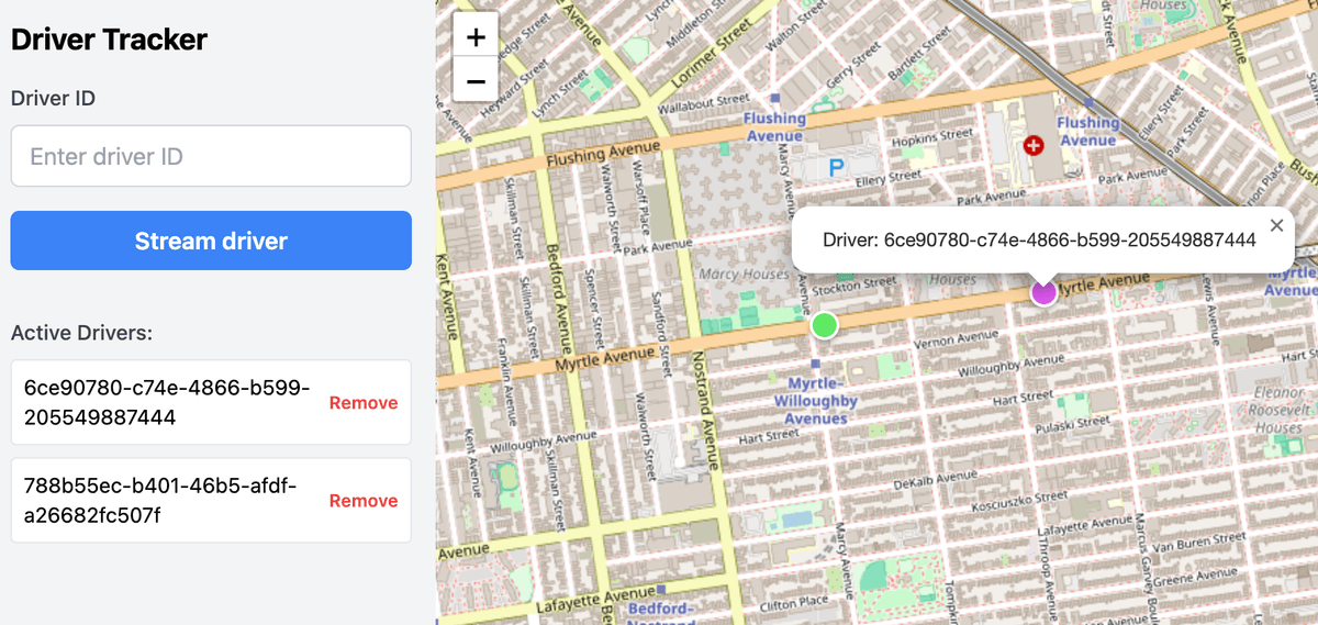 Fleet Location Streaming - Real-time Tracking System